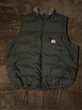Carhartt Rain Defender Half-Fleece Lined Adjustable Puffer Vest Fall '22